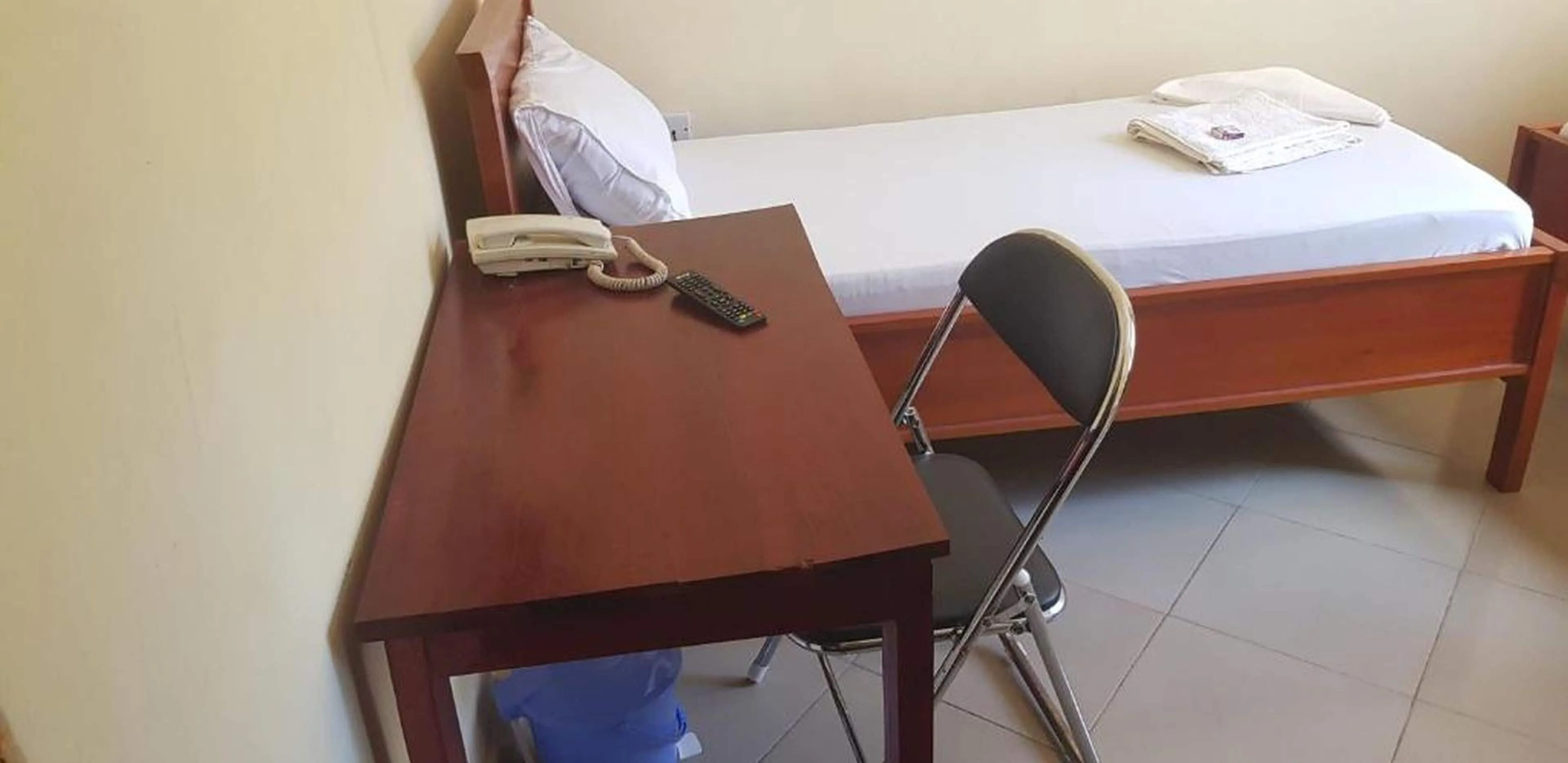 Room interior with a work desk
